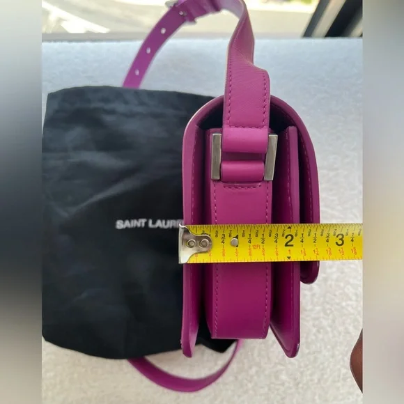 Saint Laurent Calfskin Solferino Fuschia Limited Edition Purse - Picture 8 of 15